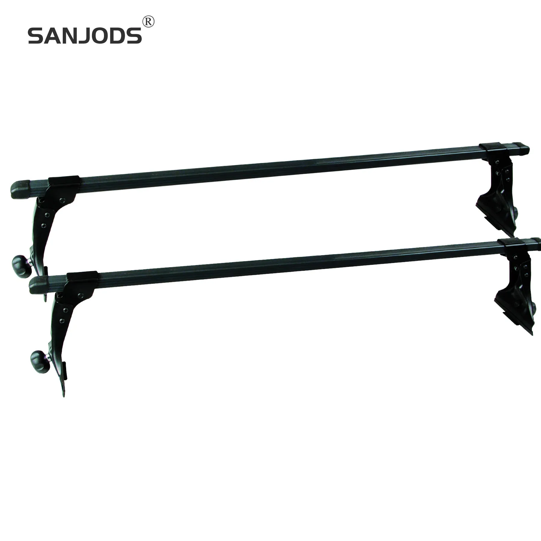 

SANJODS Car Roof Rack Universal Fit Luggage Carrier Roof for Car Black Cross Rails Easy Installed On Door Gap With Gutter