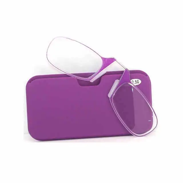 styles hot sale stick on phone MINI clip nose bridge reading glasses 1.0 to 3.5 Portable presbyopic with Case | Аксессуары для