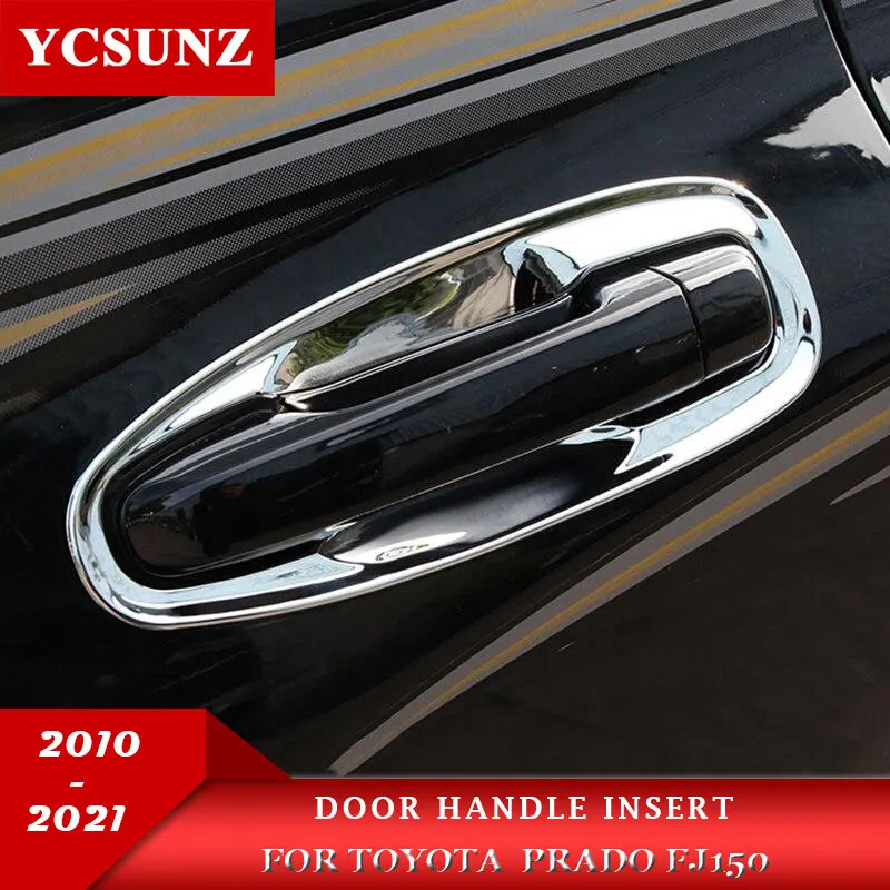 

ABS Door Handle Bowl Accessories For Toyota Prado 150 Fj150 LC150 2010 2011 2012 2013 2014 2015 2016 2017 2018 2019 2020 2021