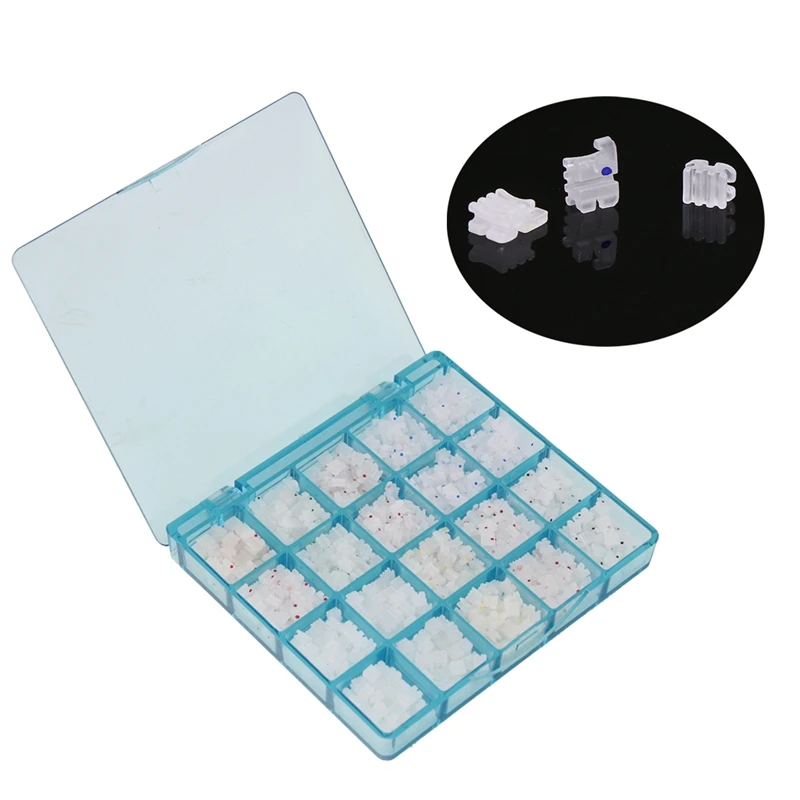 Ортодонтические зубные керамические скобы 1000 шт. стоматологические