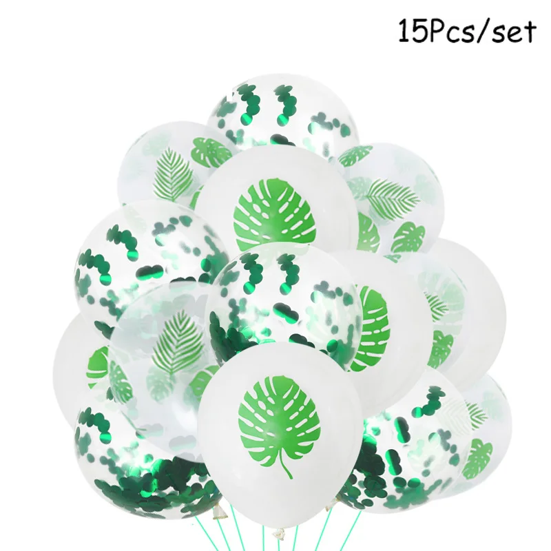 

Wild One Boys Birthday Party Disposable Tableware Palm Leaves Paper Plates Cup Baby Shower Parties Jungle Animals Themed Deco