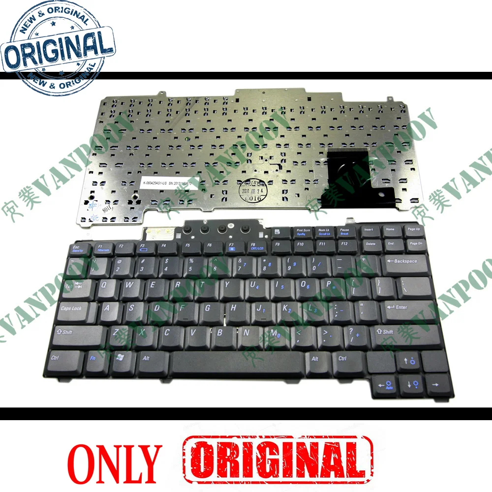 Новая клавиатура для ноутбука Dell Latitude D531 D620 D820 Precision M65 черная без указателя
