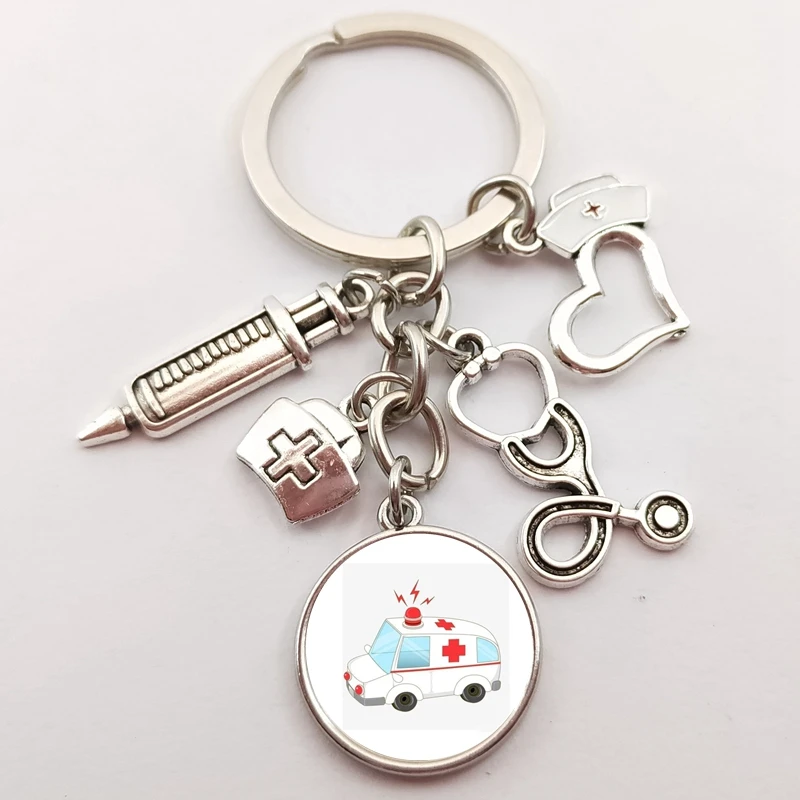 Модный красивый ангел звонок значок шаблона брелок мини медицинская модель