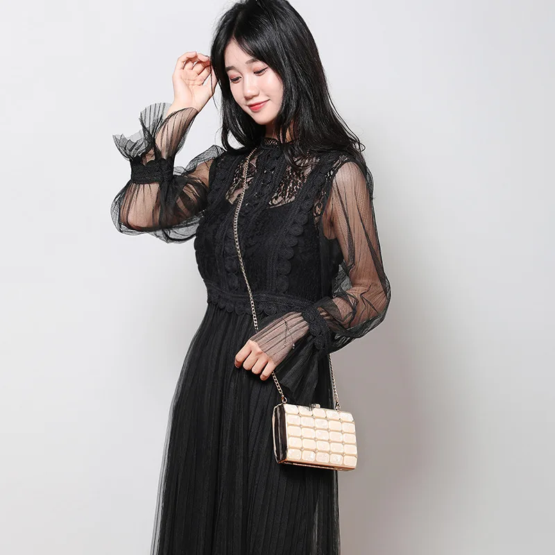 Women Luxury Party Mini Shoulder Bag Fashion Casual Messenger Kawaii Vintage Elegant Sequin Chains Crossbody 2021 New Trend