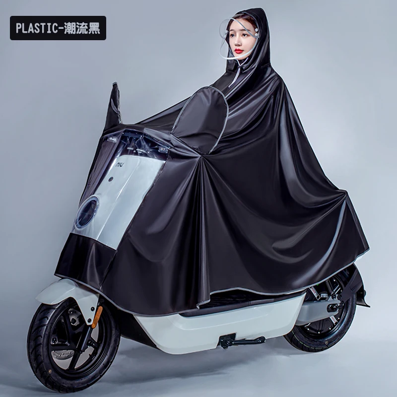 

Portable Bike Raincoat Outdoor Women Fashion Womens Pvc Raincoats Rainwear Backpack Chubasquero Hombre Rain Poncho Bike AB50YY