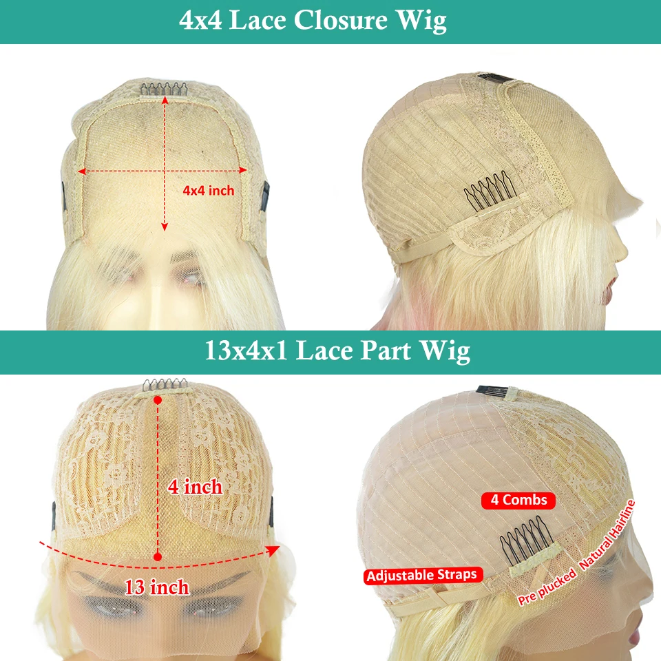 

Ombre Green/pink Colored Short BOB 13x4 Lace Part Human Hair Wigs For Women Glueless Brazilian Remy Transparent Lace Wig 180%%