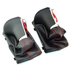 4GD713139 Хромированная ручка переключения передач, черная кожаная крышка багажника AT LHD ТОЛЬКО для Audi A3 8P A4 B8 A5 A6 C6 Q5 2009 2010 2011 2012 2013