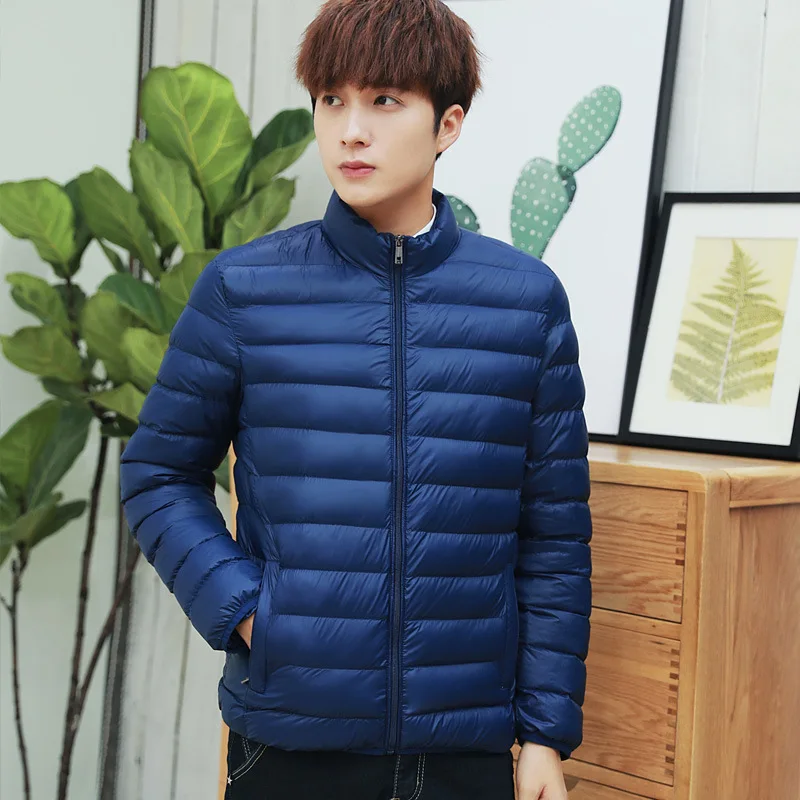 Зимняя мужская куртка 2019 новая хлопковая стеганая толстая пуховая Куртка парка
