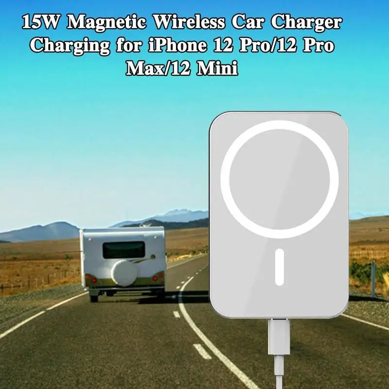 Suitable for car magnetic wireless charger X16 magnetic mobile phone holder 15W magnetic car wireless charger