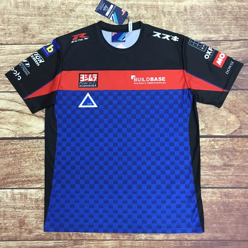 Быстросохнущая Мужская футболка с коротким рукавом для езды на мотоцикле и