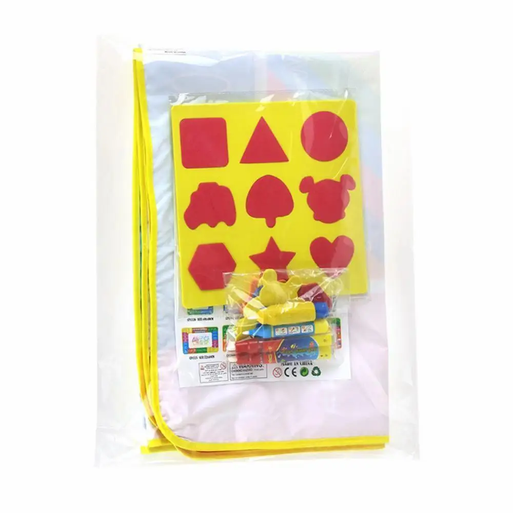 120*90 см забавная волшебная вода нарисованные красками книга каракули коврик для