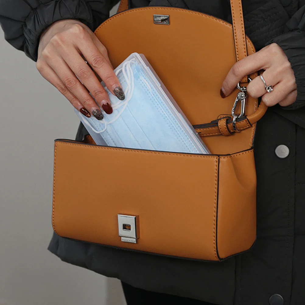 Прозрачный пылезащитный чехол для хранения маски пластиковый органайзер