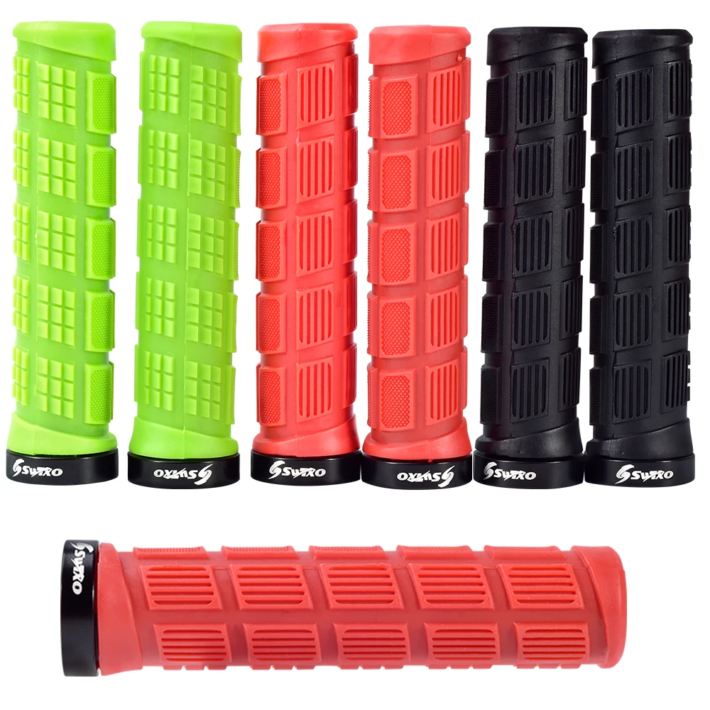 Ручки на руль велосипеда прочные противоударные резиновые противоскользящие