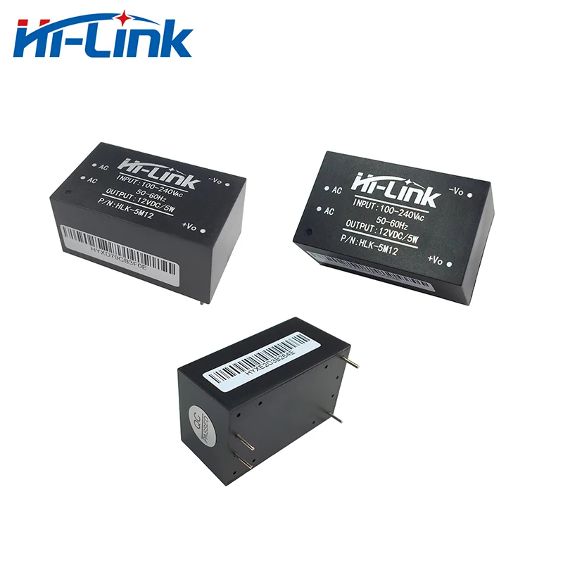 Бесплатная доставка 10 шт. * Φ модуль преобразователя Hi Link 5 Вт 12 В 450 мА выход для