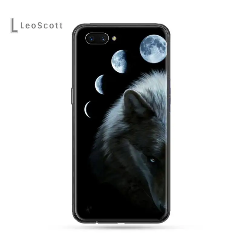 

Angry Animal Wolf Face Phone Case For OPPO F 1S 7 9 K1 A77 F3 RENO F11 A5 A9 2020 A73S R15 REALME PRO cover funda shell coque