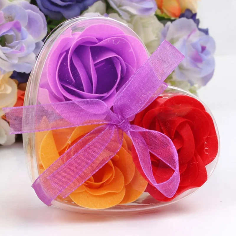 Роза Лепесток для ванной мыло ко Дню Святого Валентина День учителя подарочных