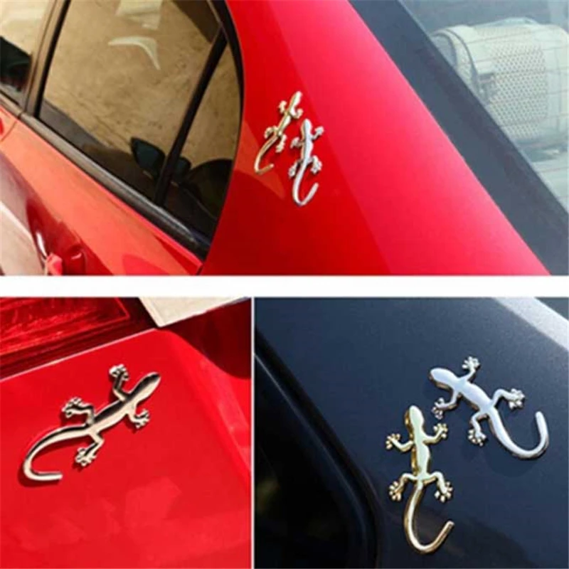 3D геккон ящерица Автомобиль Мотоцикл Наклейка аппликация грузовик этикетка