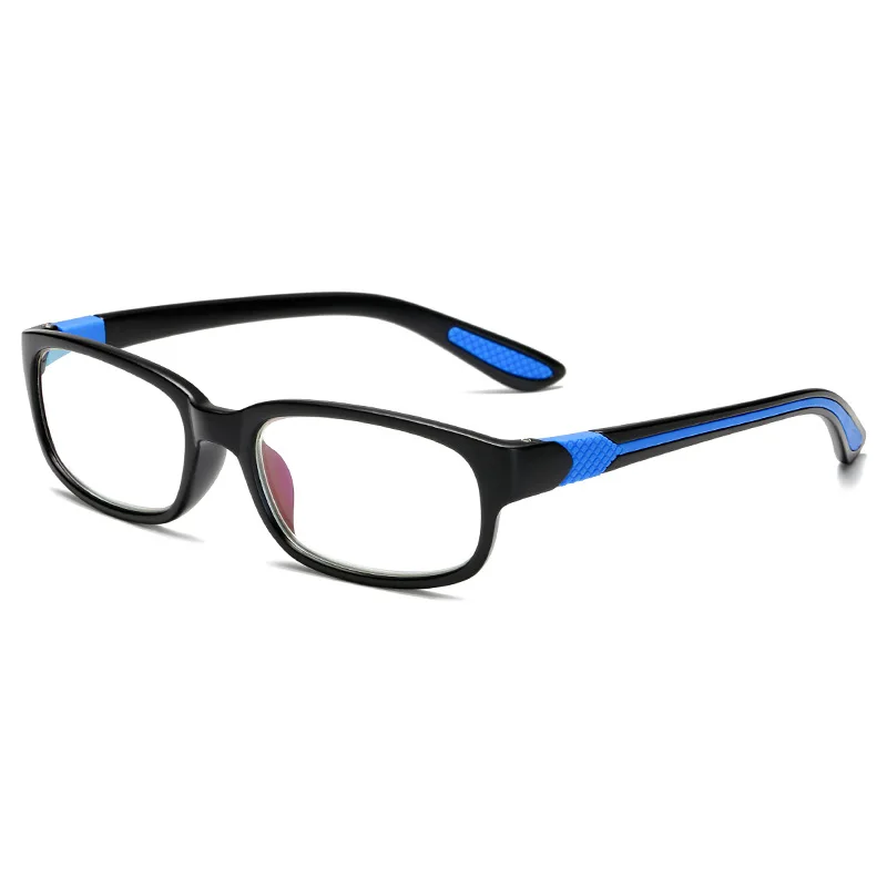 black blue Zilead TR90 анти синий свет очки для чтения для мужчин и женщин Prebyopia очки для дальнозоркости очки с диоптрий+ 1.0to+ 4,0 - Цвет оправы: black blue