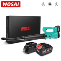wosai mt series 20v cordless electric air blower wind pressure 5 4kpa handheld blowing cordless leaf blower sweeper garden tools