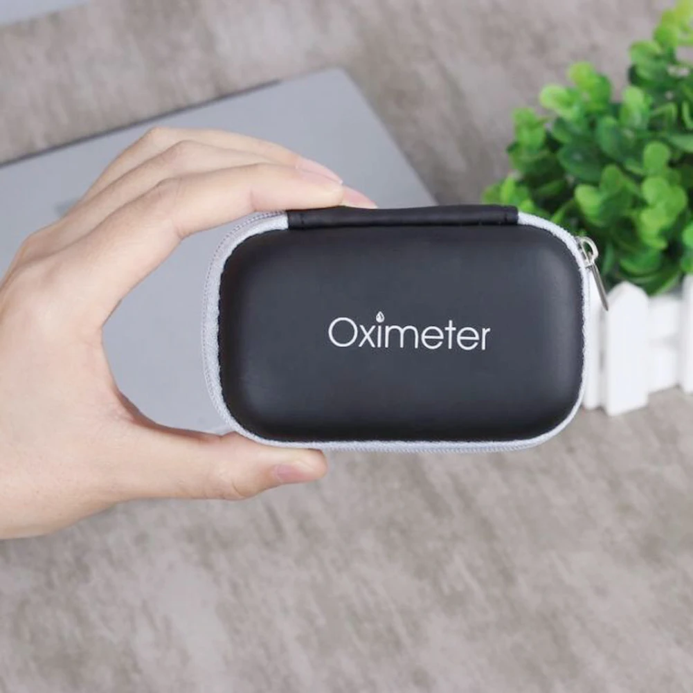 Oximeter Storage Bag Finger Pulse Reasonable Layout Powerful Space Protective Case Hard Zipper Holder | Дом и сад