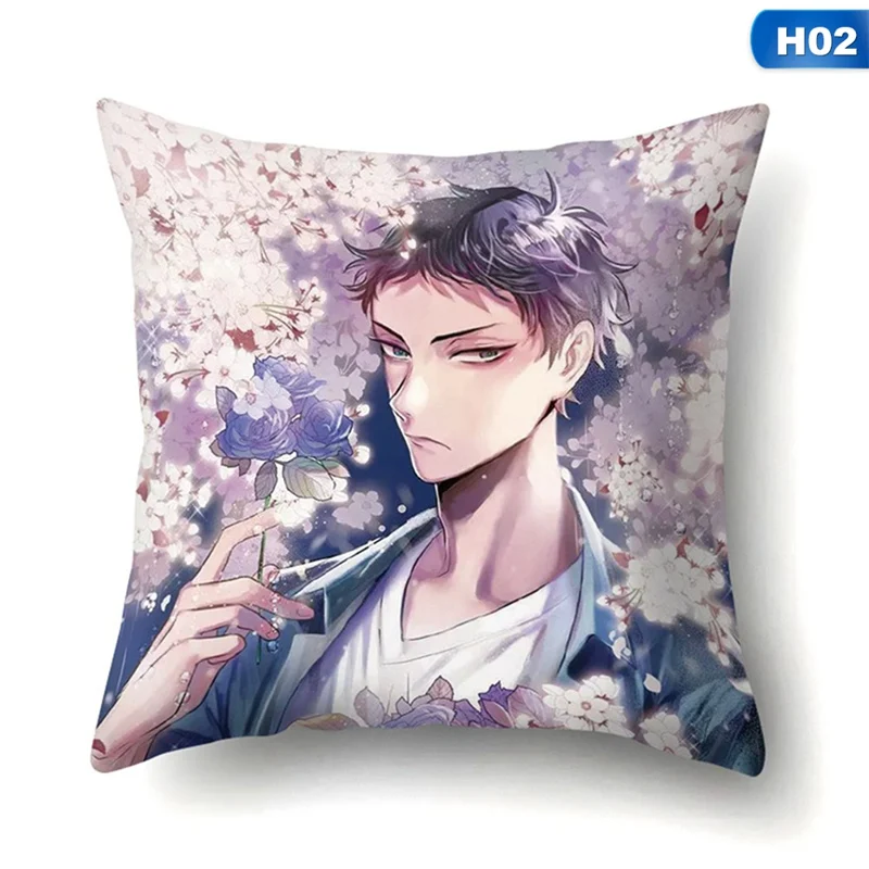 

Anime Haikyuu!! Volleyball Boy Peripheral Character Pillow Cushion Cushion Sexy Print Pillow Cover