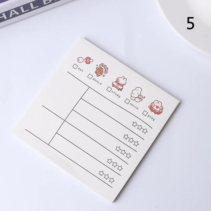

Hot sale 30pcs/lot Kawaii Cartoon Memo Pad Sticky Notes Notepad Diary Self-Stick Notes Memo Pads