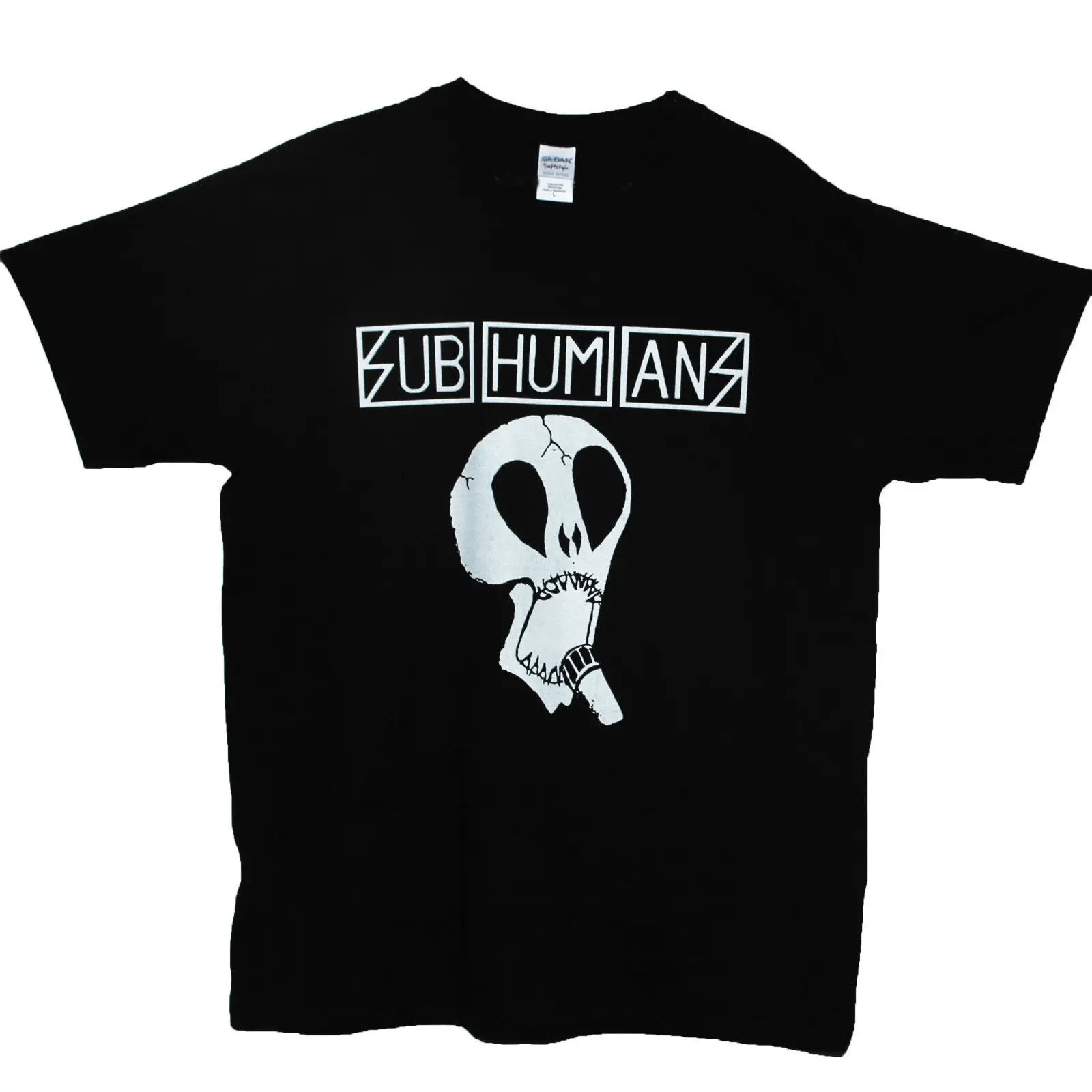 

SUBHUMANS Hardcore Anarcho Punk Rock Festival Band Graphic Black TeeMen Tee Shirt Tops Short Sleeve Cotton Fitness T-Shirt