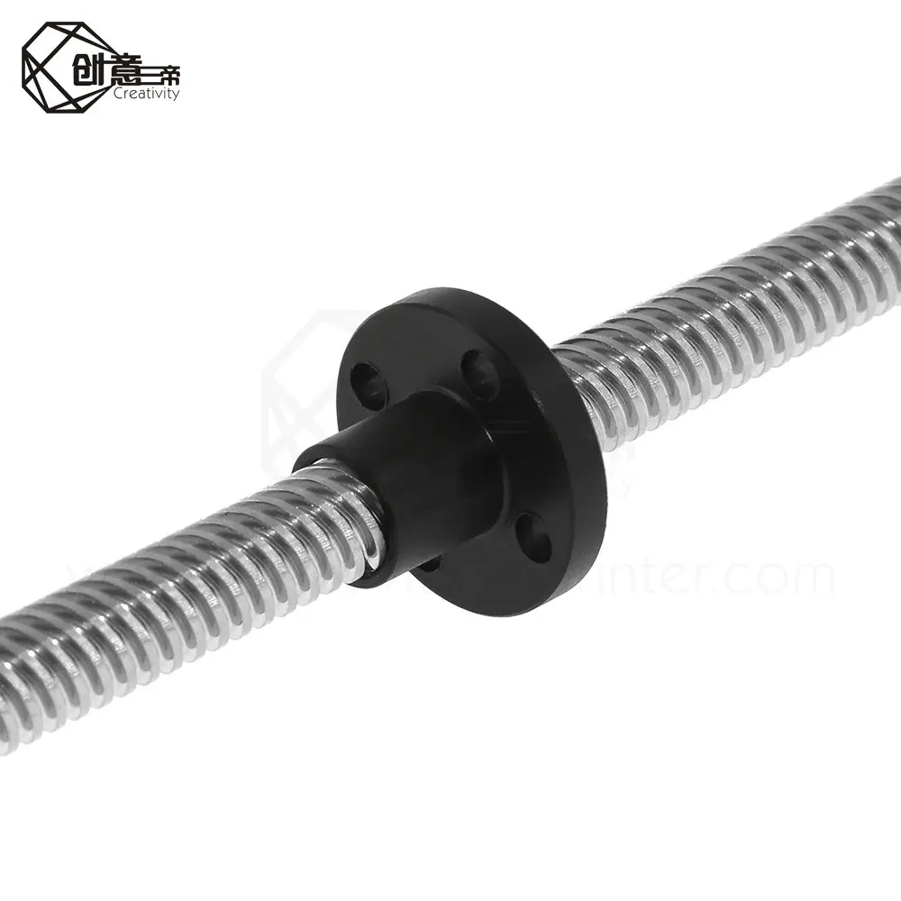 1 шт. Запчасти для 3D принтера черные TR8 свинцовые гайки POM Т8 трапециевидные винты