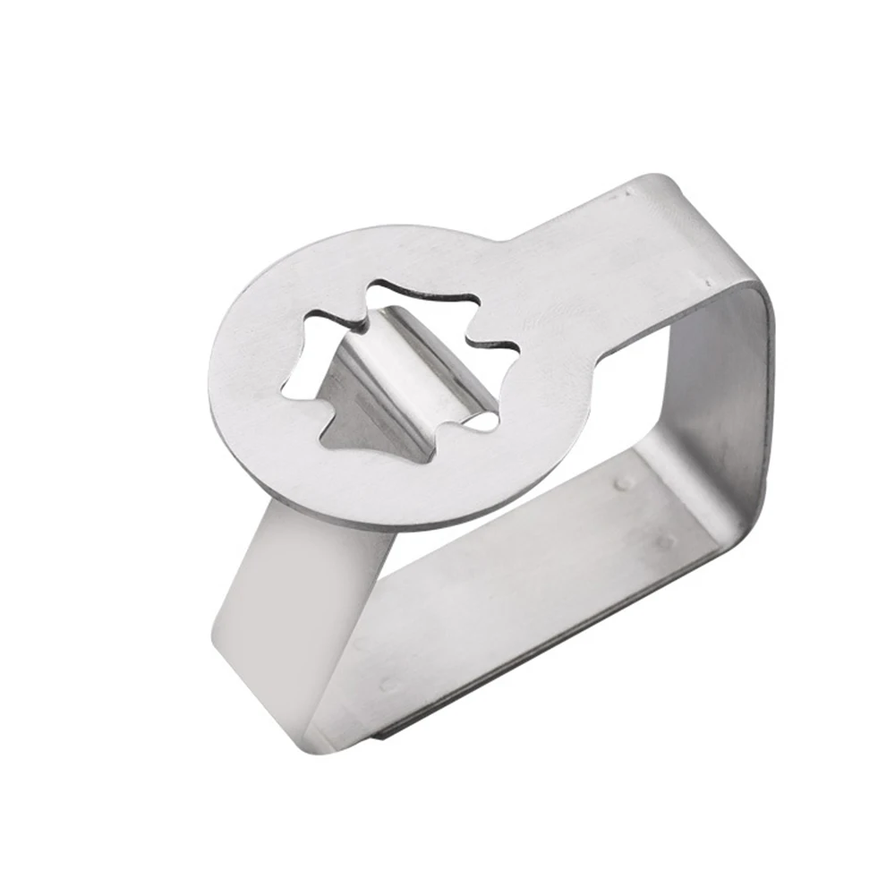 

Creative Thicken Leaves stars moon Tablecloth Clamp Stainless Steel Wedding Promenade Table Cover non-slip Holder Clips