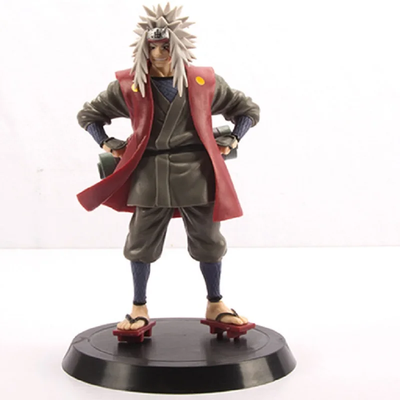 Аниме Наруто shippup Jiraiya Toad immmoral Naruto's mentor классический Стенд изображения 19 см ПВХ