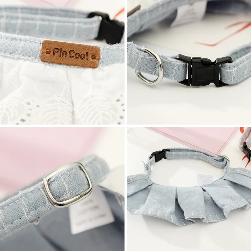 Слюнявчик для домашних животных собак кошек модное корейское хлопковое