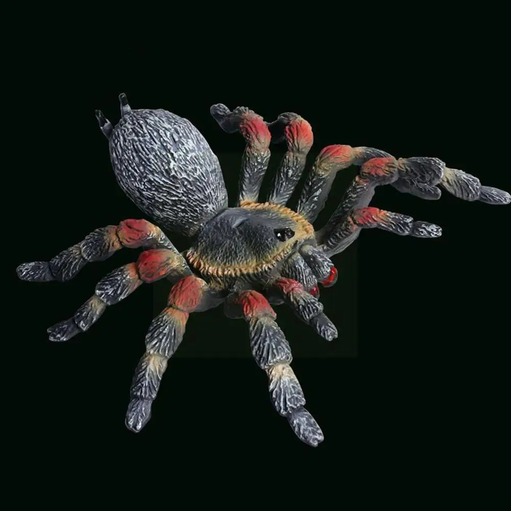 

Funny toy Halloween Cosplay Props Giant Black Spider Big Simulation Halloween Plush Toys Spider Halloween Scary Animal Chil S0Y7