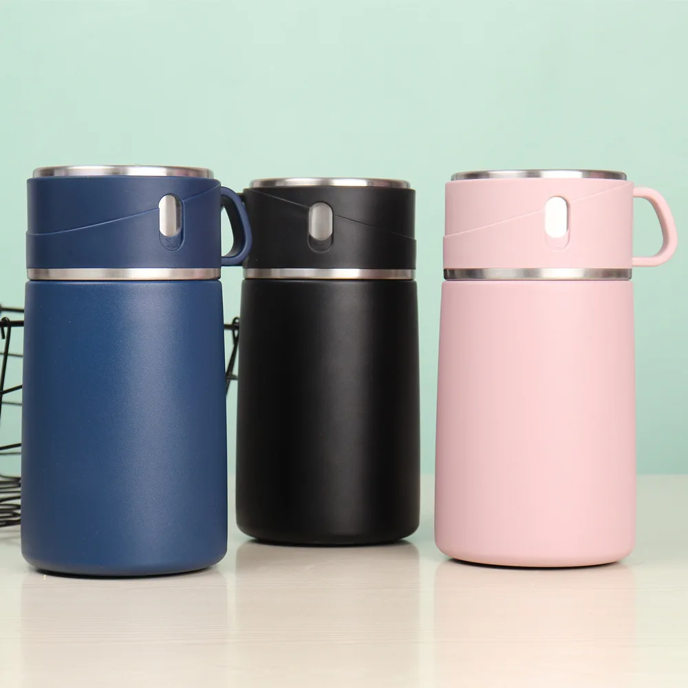 600 мл Еда термос Нержавеющая сталь чашка спрей вакуумная фляга Коробки для