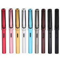 2021 new arrival hollow out clip metal fountain pen 0 38mm 0 5mm posture correction ink pens stationery school office supplies