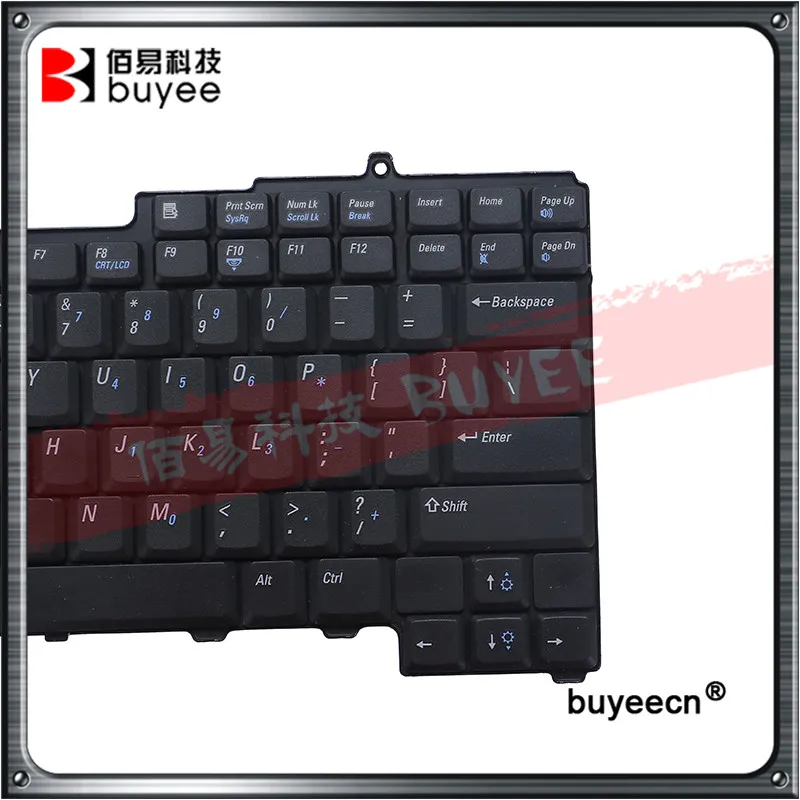 Черная клавиатура для ноутбука DELL Latitude D520 D520N D530 PP17L PP19L|us keyboard|keyboard partslaptop keyboard |