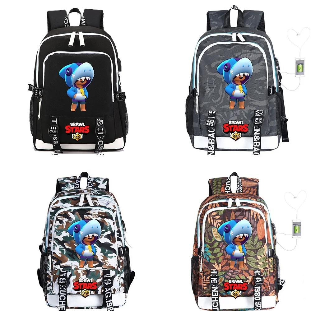 

Luminous Usb Game Bag Game Stars Kid School Bag Cartoon Student Travel Primary School Book Bag Buzz Teenage Backpack