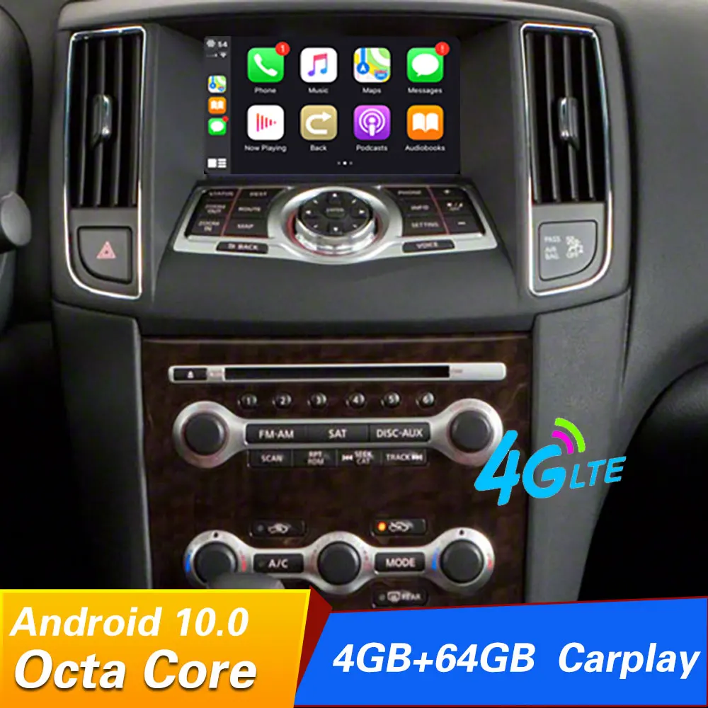 Автомагнитола 2DIN 7 дюймов Android GPS bluetooth для Nissan Murano Z51 MAXIMA TEANA 2010 2012 2013