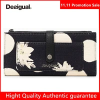 2021 new spain desigual womens wallet long wallet women purses fashion coin purse card holder wallets female clutch money bag