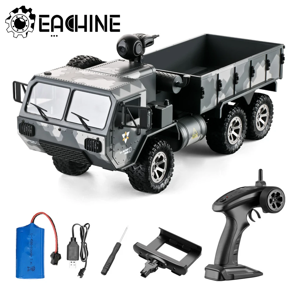 Eachine EAT01 1/16 2 4G 6WD RC автомобиль с камерой 720P пропорциональное управление армии США
