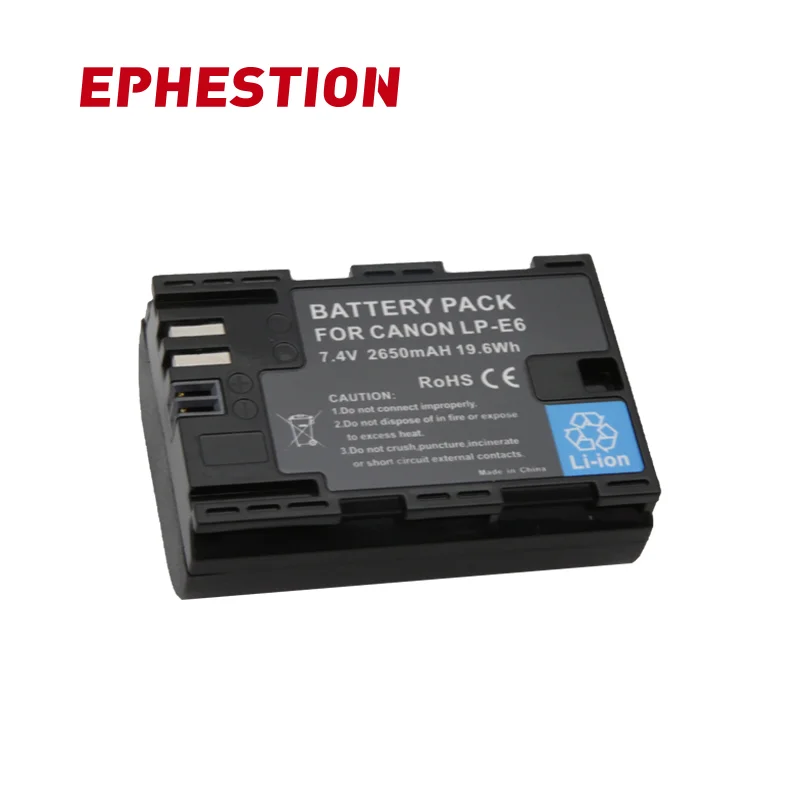 EPHESTION LP E6 LPE6 батарея камеры Mark II III для EOS Canon 5D 6D 7D 60D 60Da 70D 80D DSLR высокой