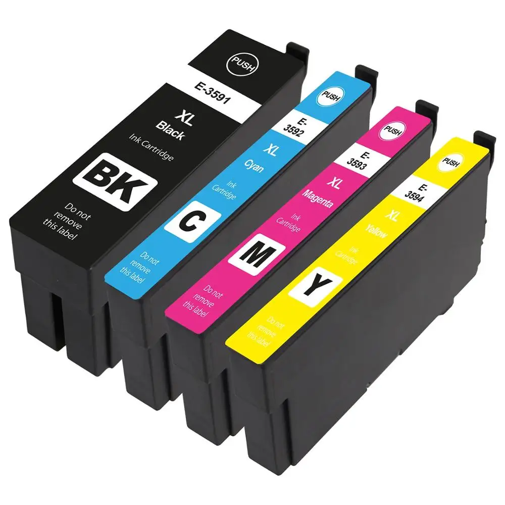 4PK E3591-4 совместимые чернильные картриджи для Epson 35XL WF-4720 WF-4725 WF-4730 WF-4740