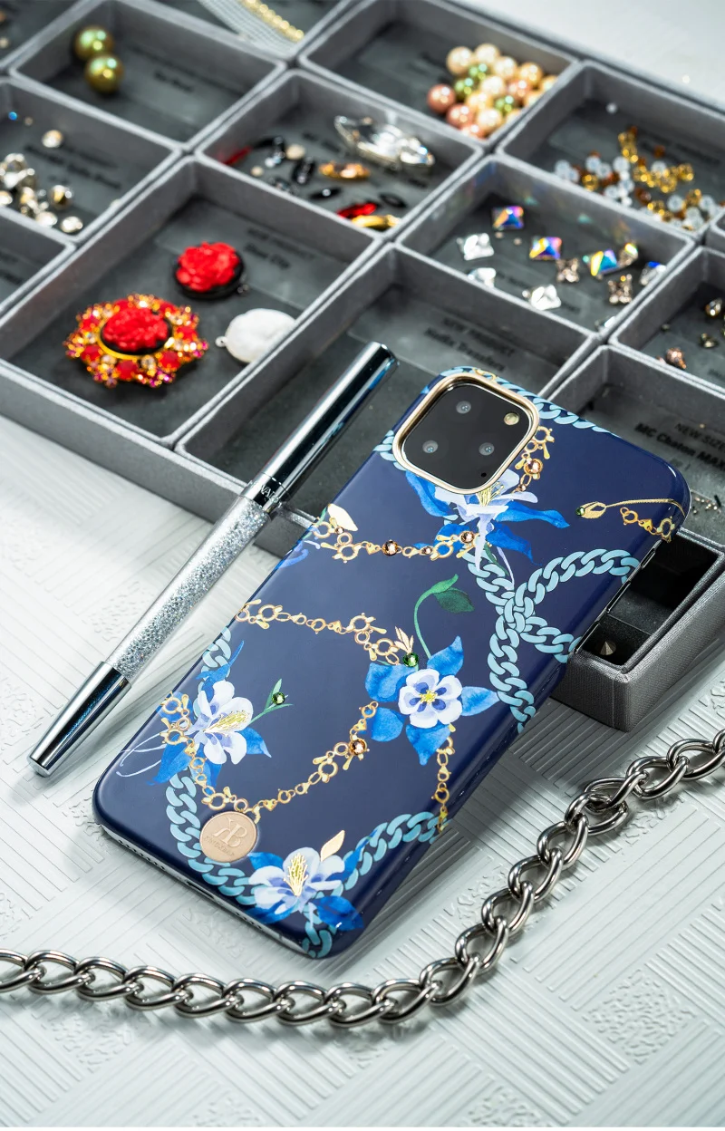 Kingxbar бабочка цветок алмаз чехол для iPhone 11/11 Pro/11 Pro Max задняя крышка Кристалл Стразы жесткий чехол для телефона для женщины