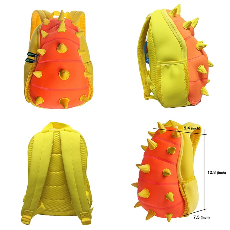 NOHOO портфель школьный для мальчиков водонепроницаемый Мультфильм 3D Динозавр рюкзак высокого качества Детские сумки