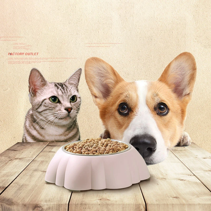 

Stainless Steel Pet Dog Feeder Bowl Double Feeding Food Bowls Cat Eating Water Dish Storage for Small Dogs Pitbull Bulldog Pugs