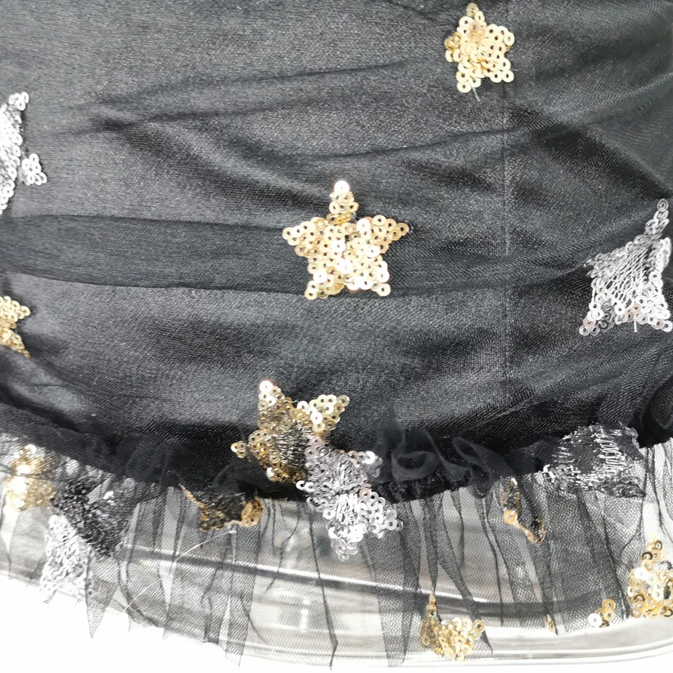 Топ JillPeri женский с бантом на плечах модный короткий эластичный со звездами и