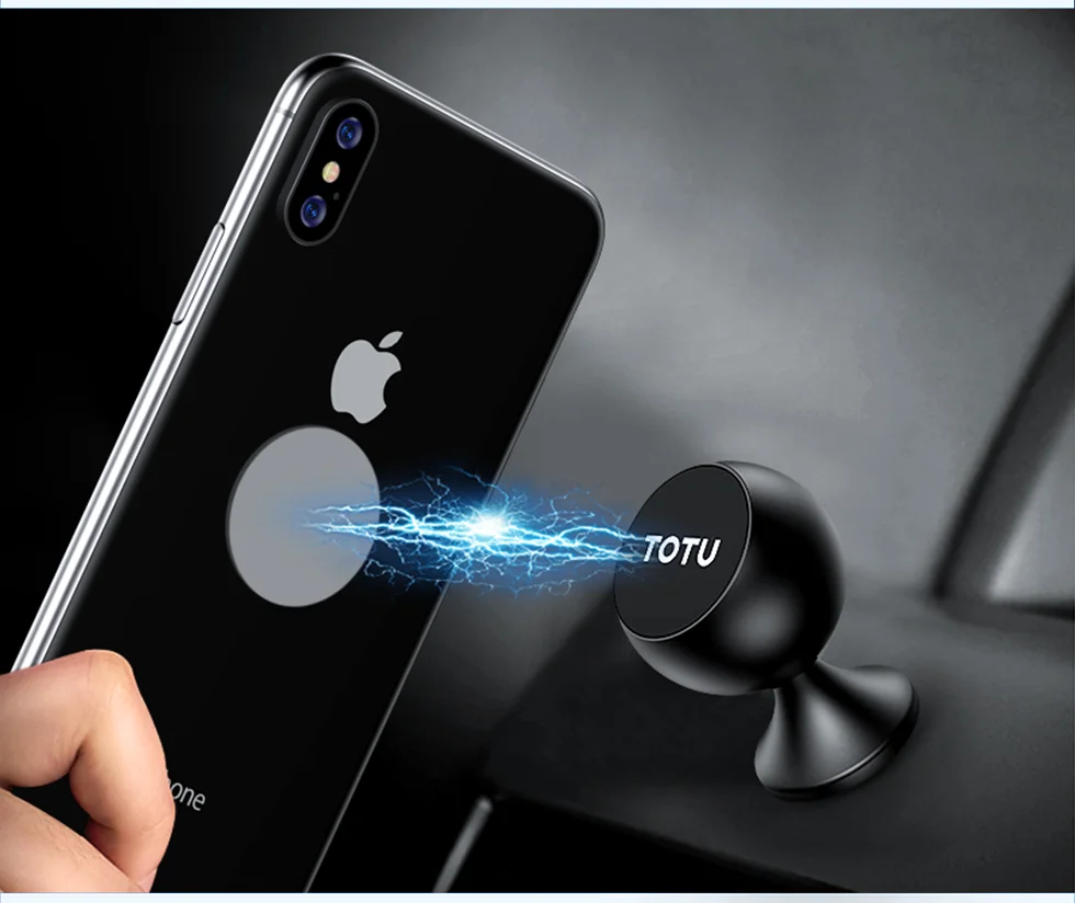 TOTU универсальный магнитный автомобильный держатель для телефона для iPhone XS X samsung магнитный держатель на вентиляционное отверстие автомобиля держатель для samsung huawei