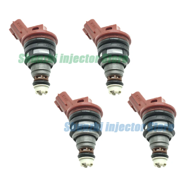 Форсунка для топливного инжектора Nissan NX Sentra 4 шт. 1991 1994 2.0L L4 16600-53J03 1660053J03 16600-10Y00