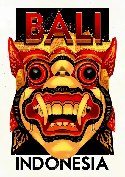 Путешествие в Индонезию Бали летние праздничные холщовые картины винтажные