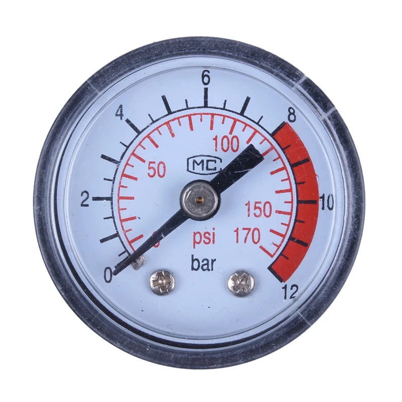 Манометр 0-12 бар 0-170 фунтов на квадратный дюйм резьба 10 мм газовый воздушный насос