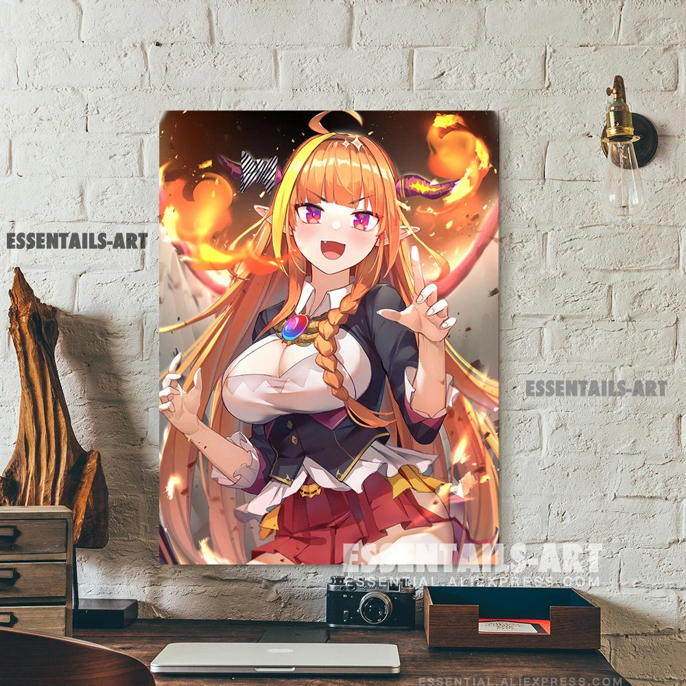 

Kiryu Coco Hololive Canvas Wall Art Painting Decor Pictures Bedroom Study studio print Living kid Room Home Decoration Prints